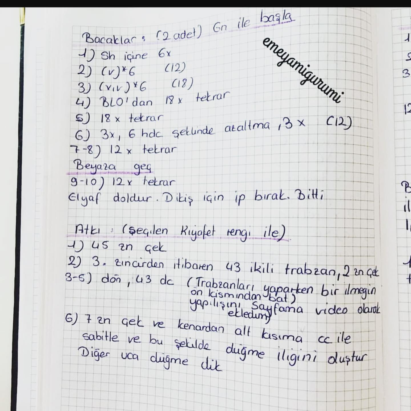 Birlikte Örmek İçin Sevimli Kardan Adam Deseni