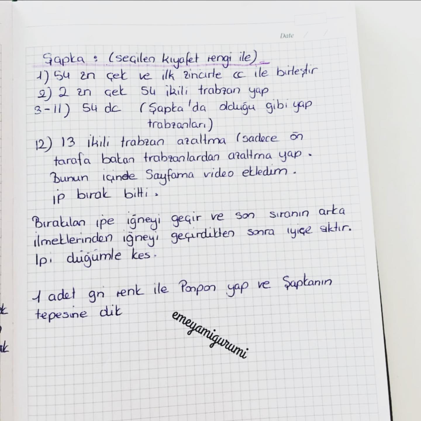 Birlikte Örmek İçin Sevimli Kardan Adam Deseni