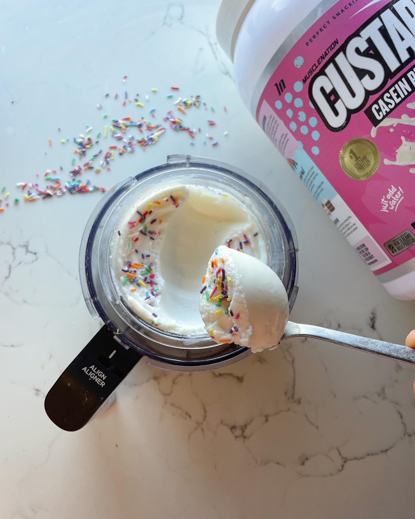 Birthday Cake Protein Creami Delight