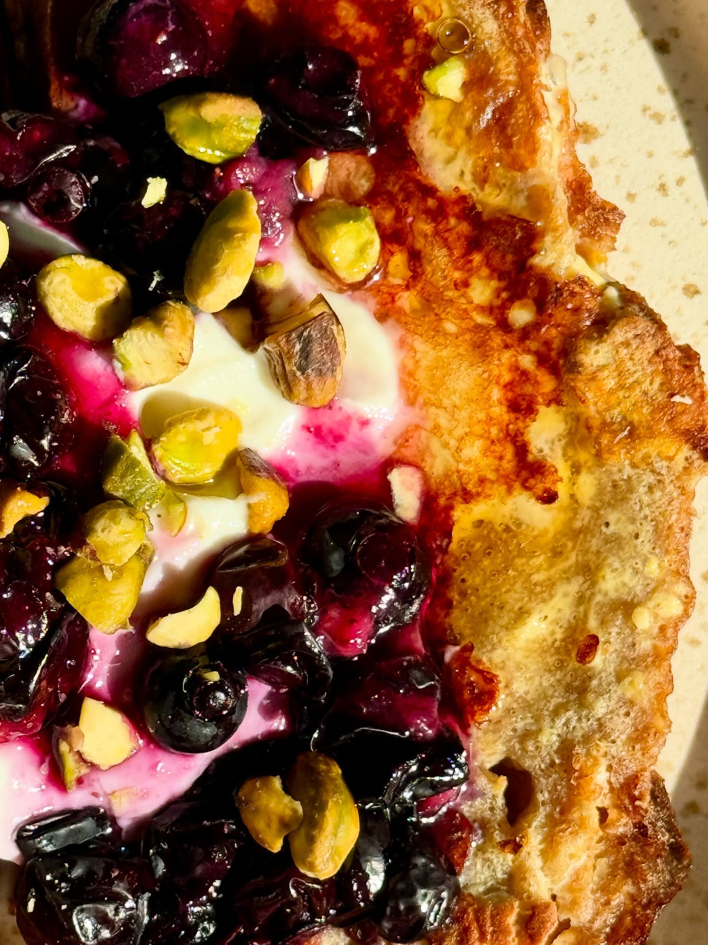 Blueberry Pistachio Delight French Toast