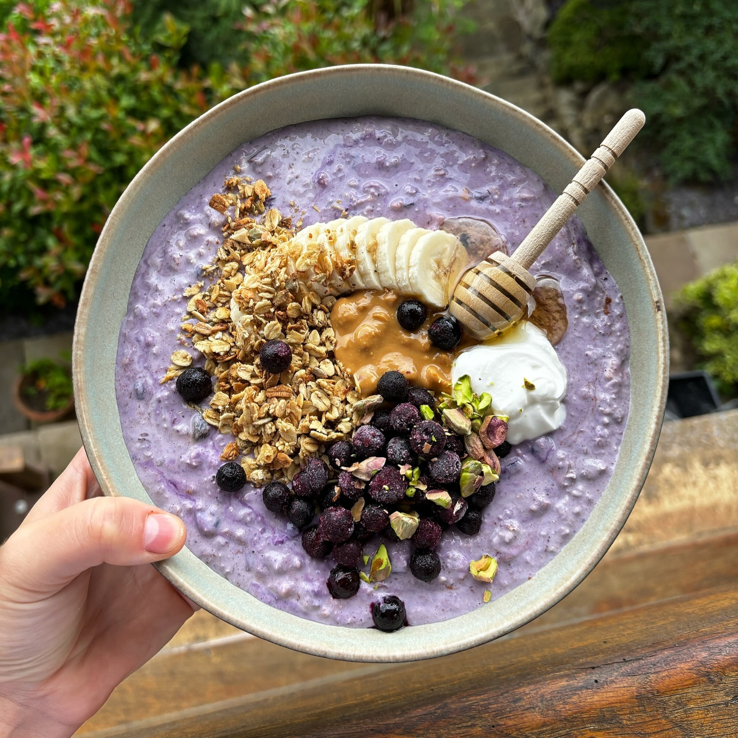 Blueberry Pistachio Sunrise Muesli Delight