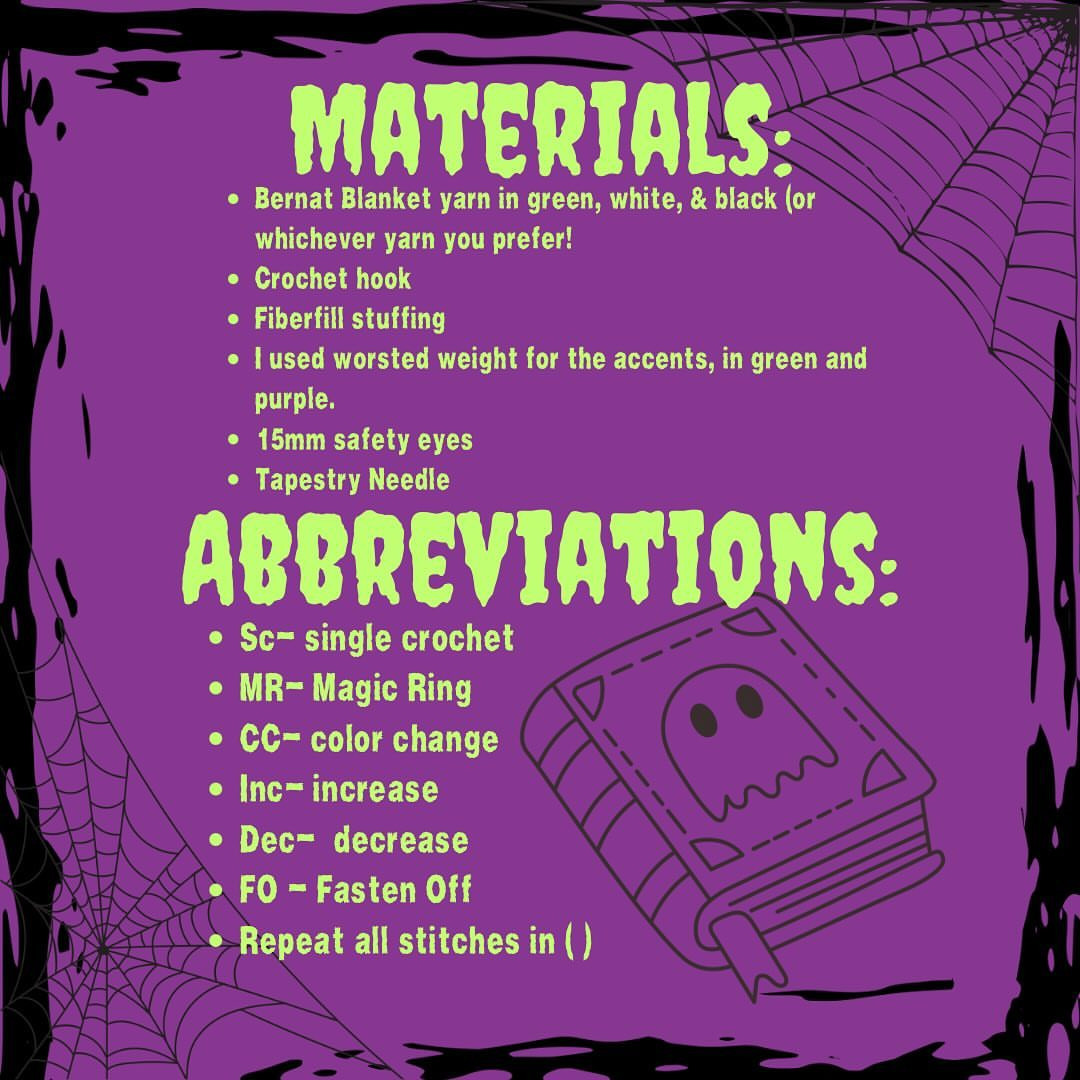 Bumblebee-tlejuice Crochet Pattern - Free and Fun Halloween Project