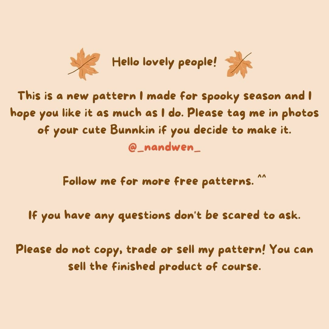 Bunnkin: Adorable Low Sew Crochet Pattern for Halloween