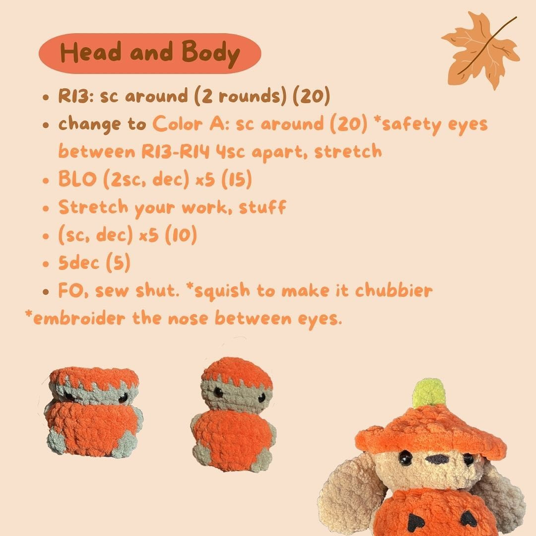 Bunnkin: Adorable Low Sew Crochet Pattern for Halloween
