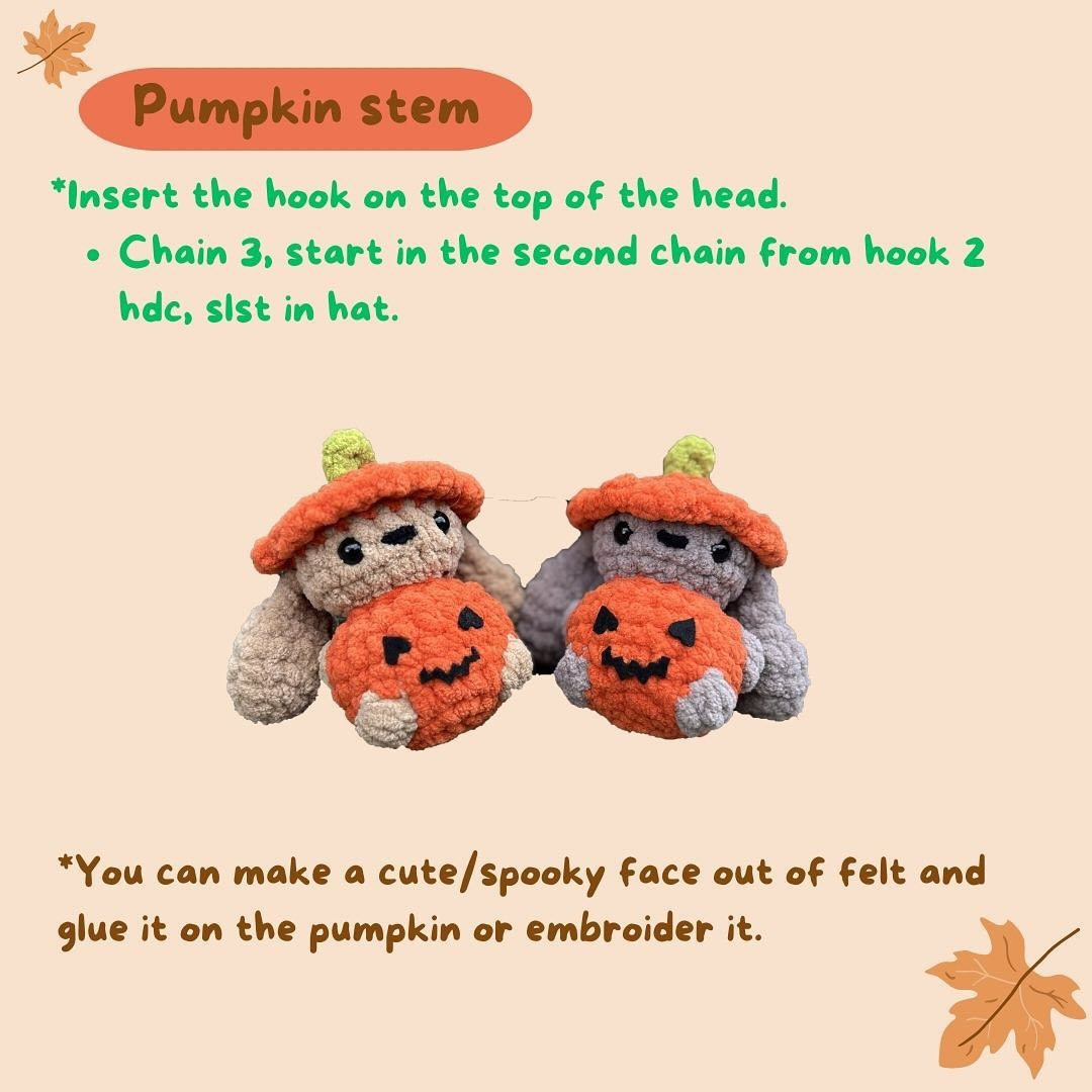 Bunnkin: Adorable Low Sew Crochet Pattern for Halloween