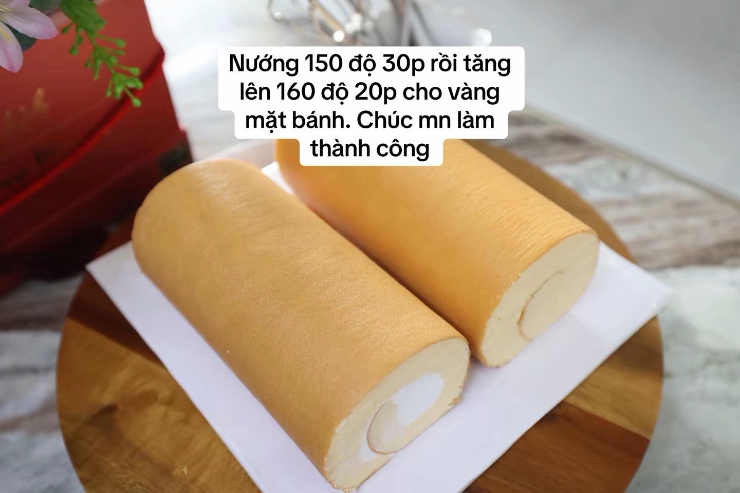 Cách làm bông lan cuộn