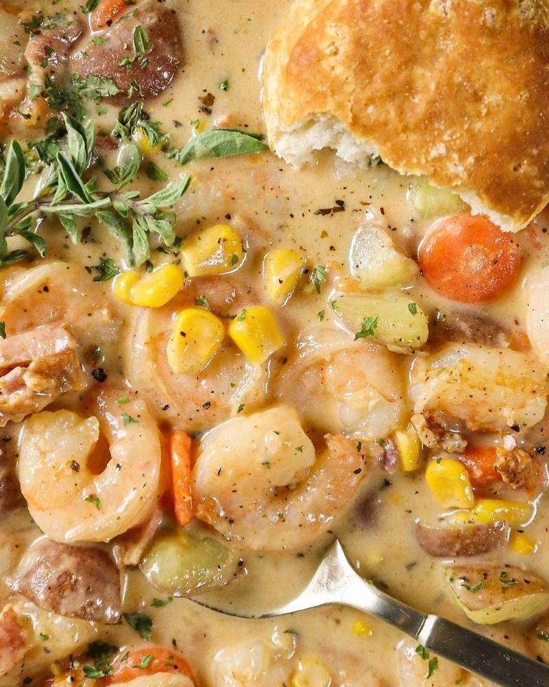 Cajun-Spiced Creamy Shrimp and Corn Delight