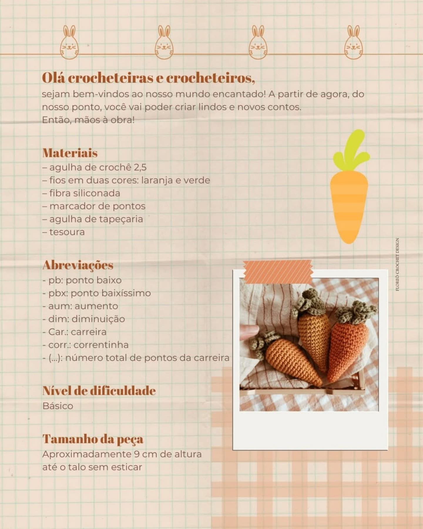 Cenourinha de Crochê: Receita Perfeita para Decorar