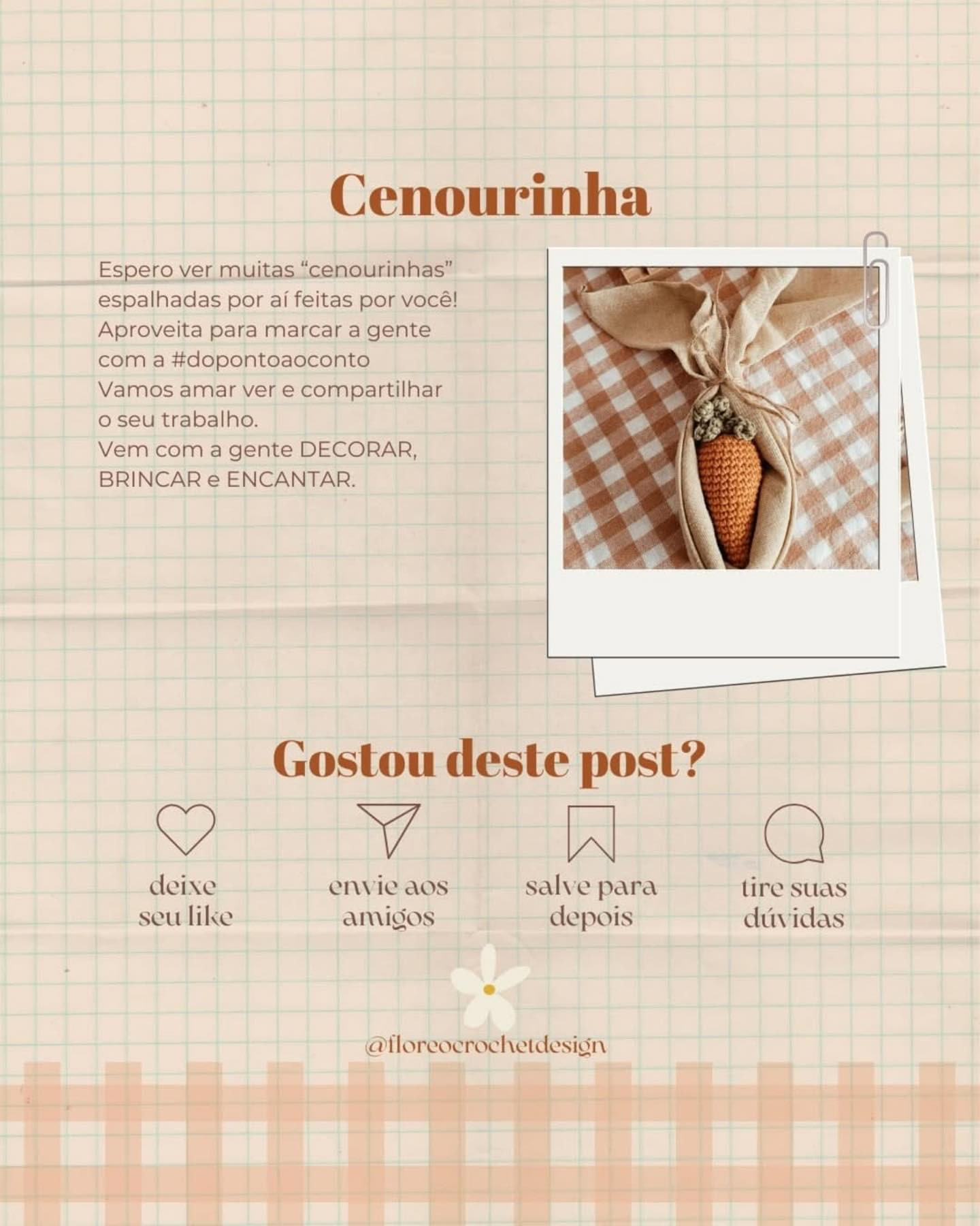 Cenourinha de Crochê: Receita Perfeita para Decorar