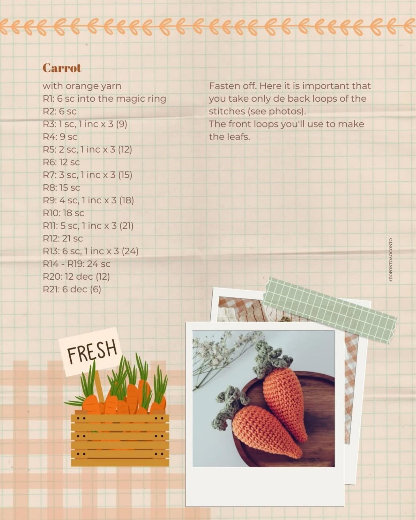 Cenourinha de Crochê: Receita Perfeita para Decorar