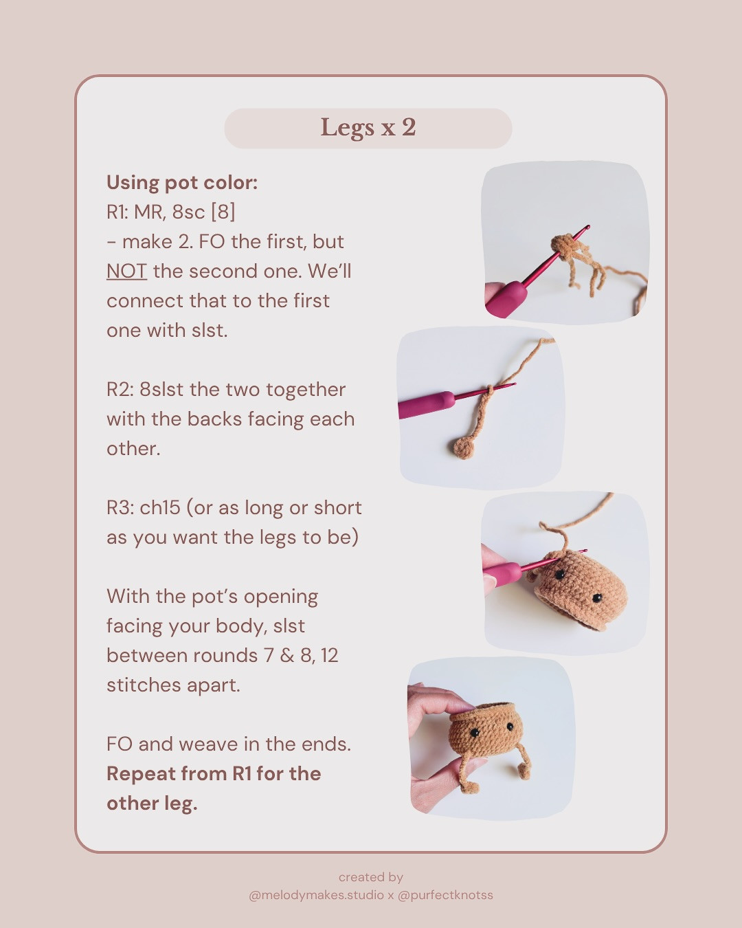 Charming Crochet Leggy Cactus Pattern for Creative Decor