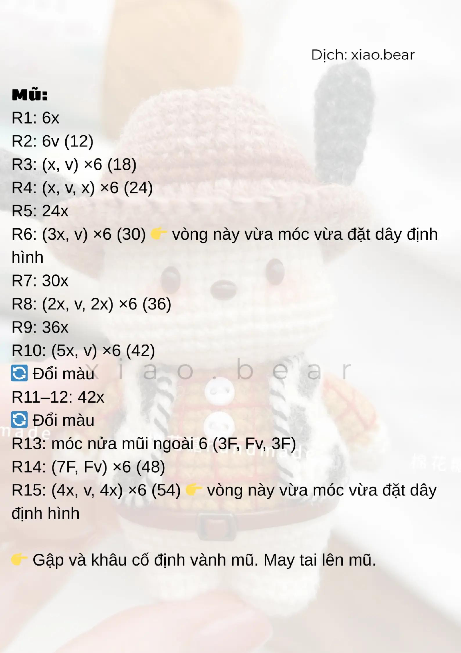 chart móc chó cao bồi
