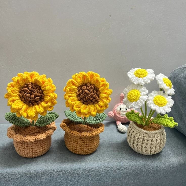 Chart móc hoa hướng dương mini