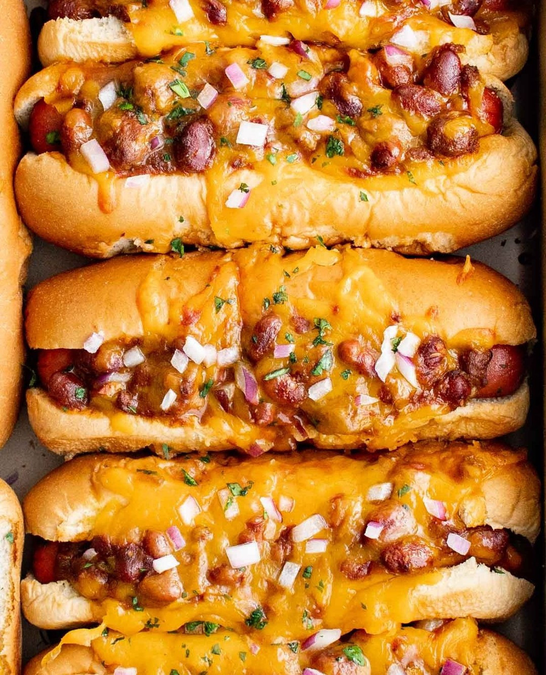 Cheesy Chili Bliss: Ultimate Baked Hot Dogs