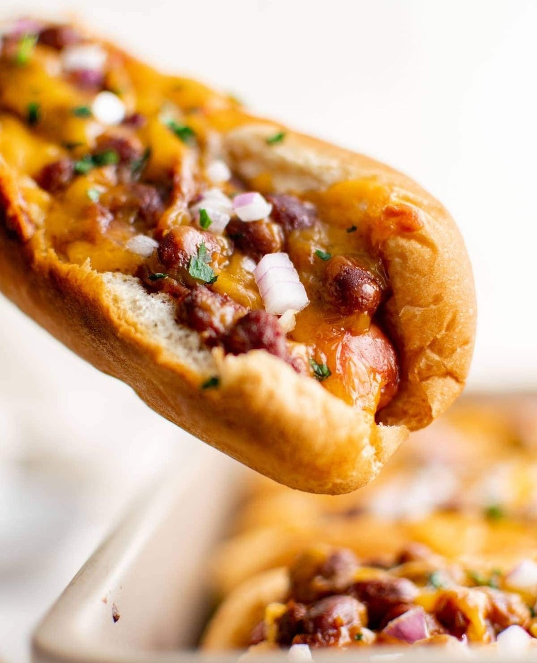 Cheesy Chili Bliss: Ultimate Baked Hot Dogs
