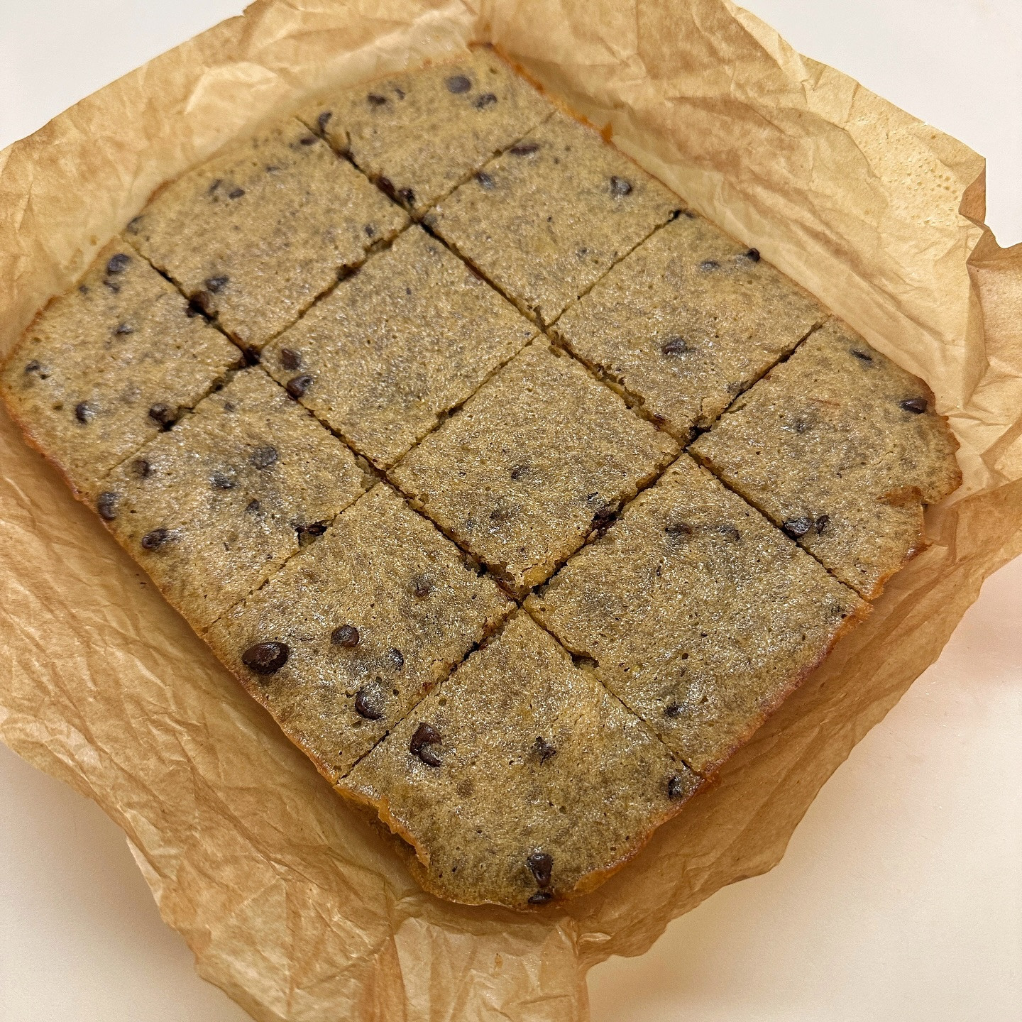 Chewy Banana Chocolate Chip Delight Bars