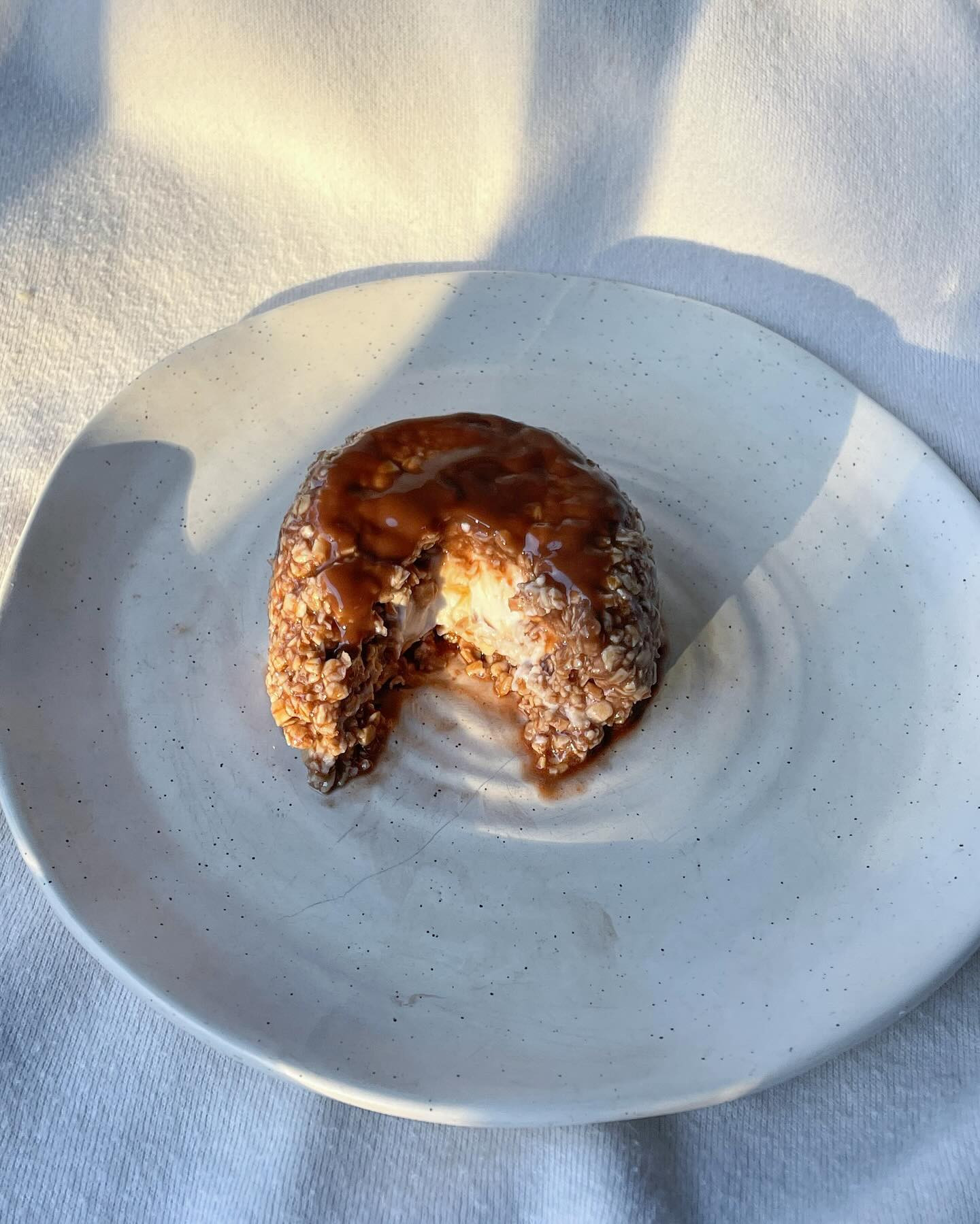 Choc Caramel Protein Overnight Oats Delight