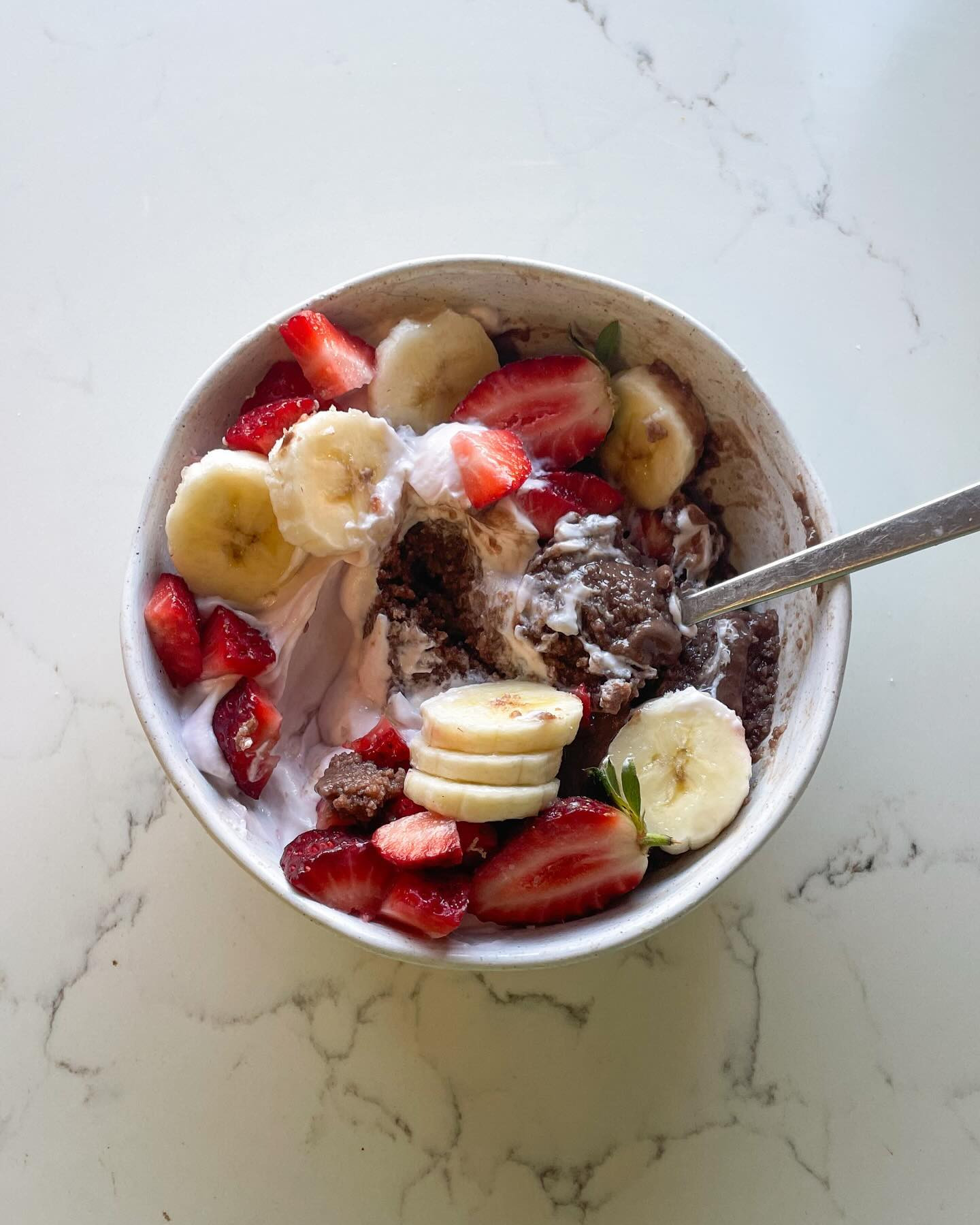 Chocolate Strawberry Banana Delight Bowl