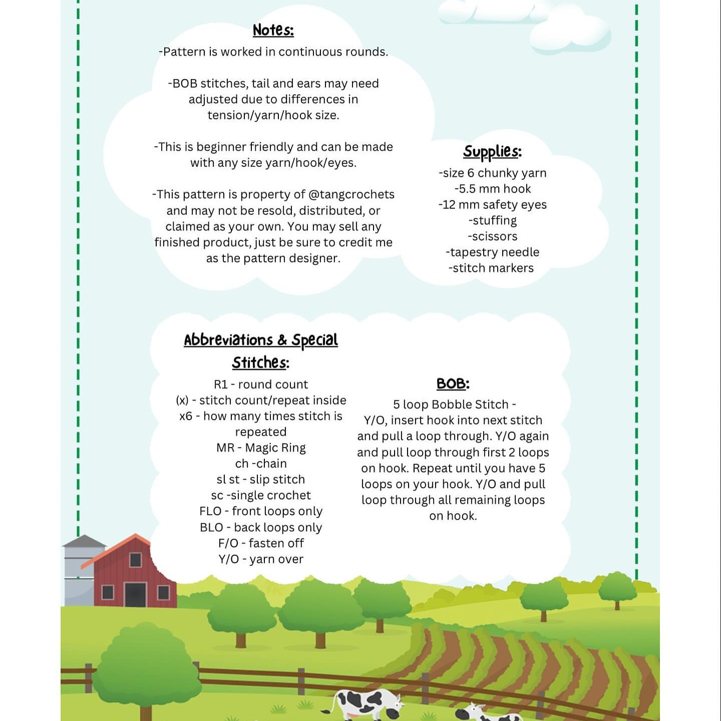 Chunky Piggy No-Sew Crochet Pattern for Beginners