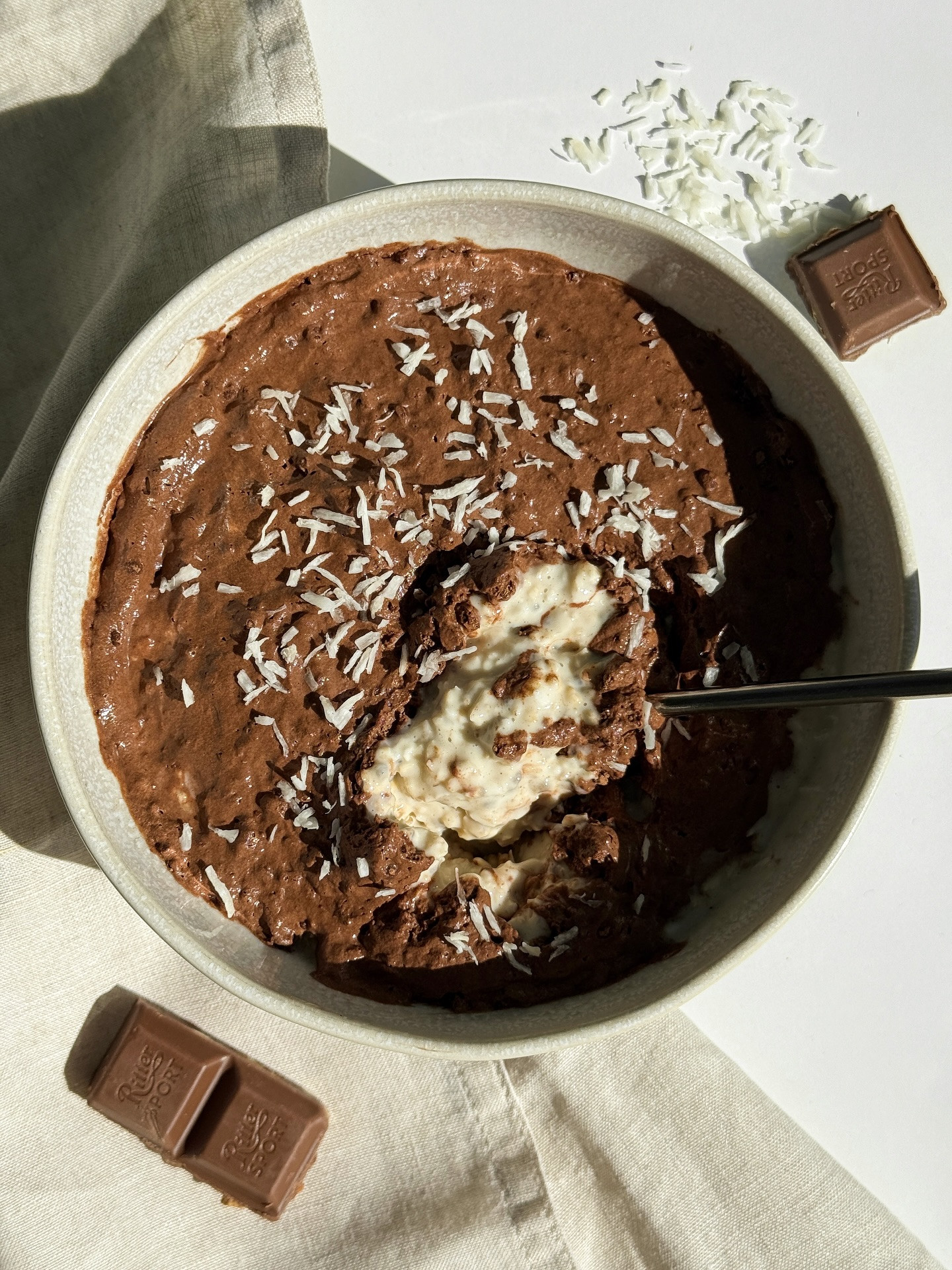 Coconut Chocolate Dream Overnight Oats