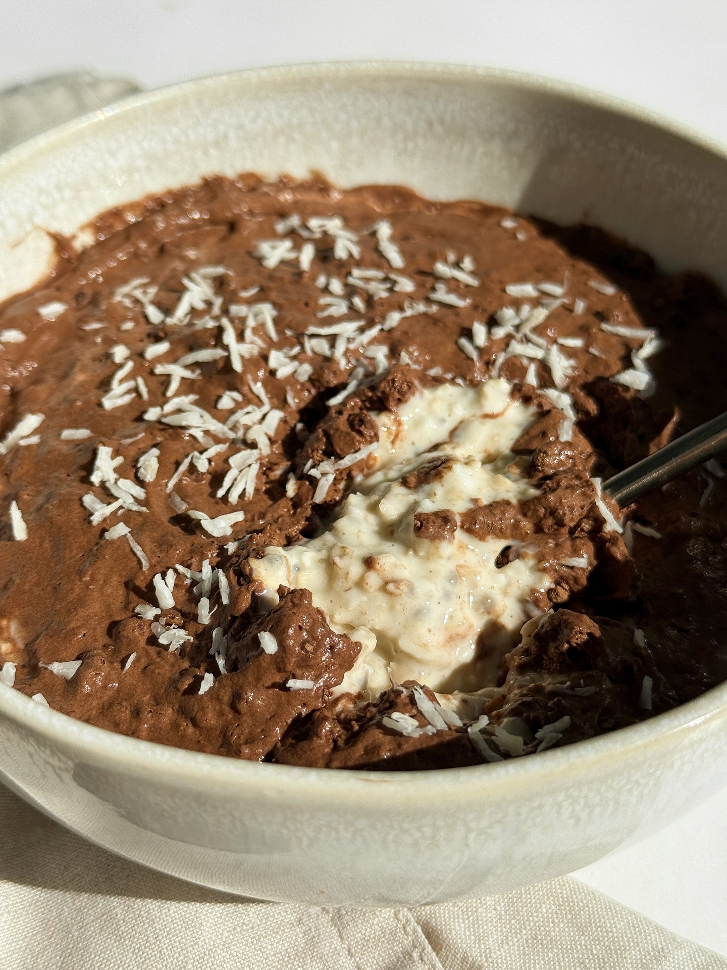Coconut Chocolate Dream Overnight Oats