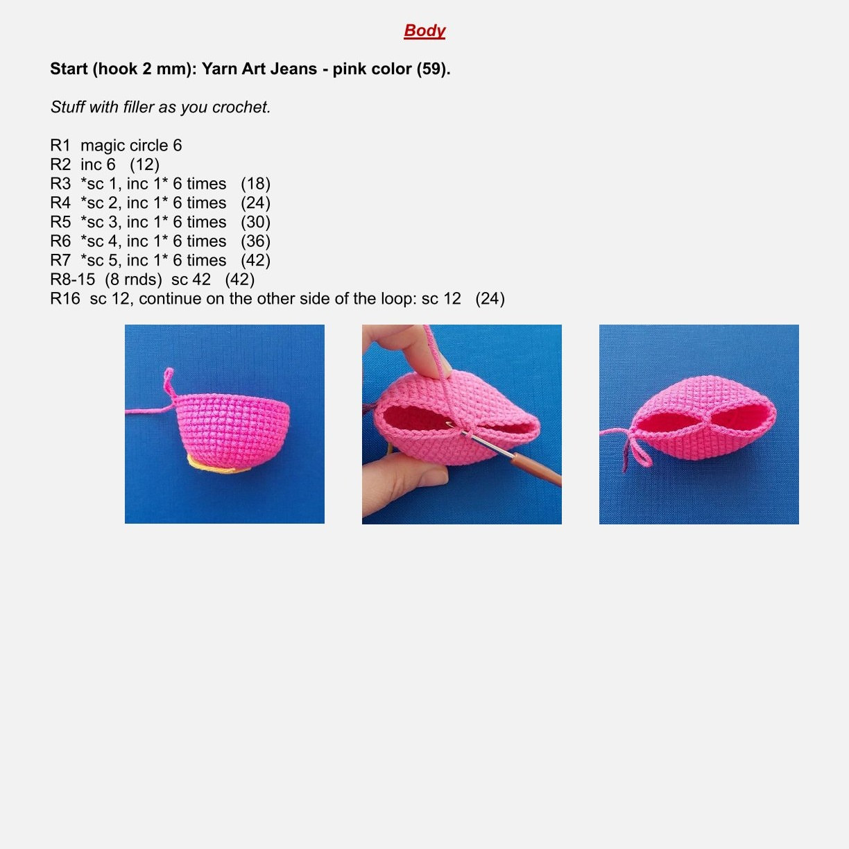 Colorful Crochet Hen Pattern for Beginners