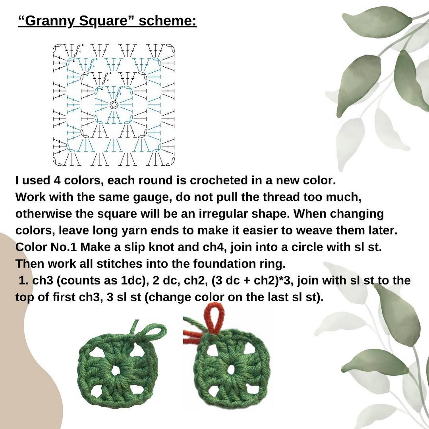 Colorful Crochet Wall Hanging with Geometric Patterns and Flowers