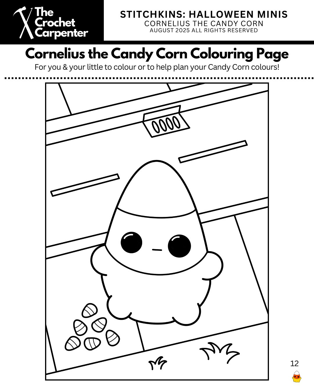 Cornelius the Candy Corn: Spooky Halloween Crochet Fun