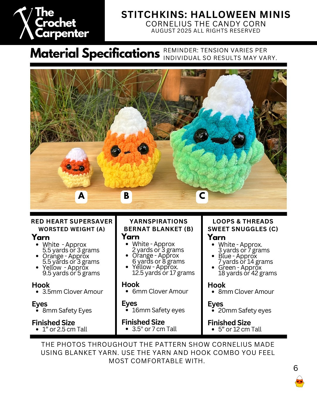 Cornelius the Candy Corn: Spooky Halloween Crochet Fun