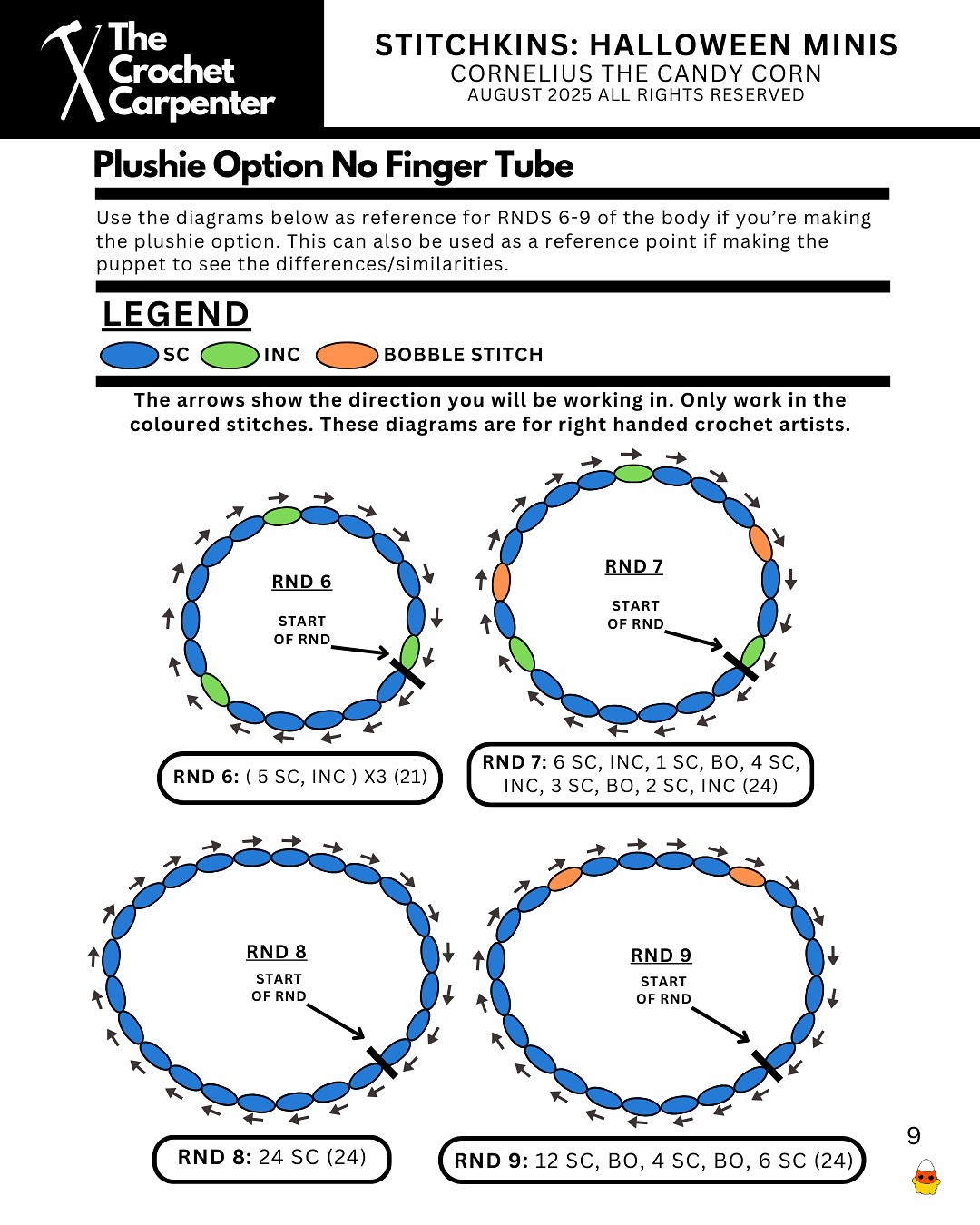 Cornelius the Candy Corn: Spooky Halloween Crochet Fun