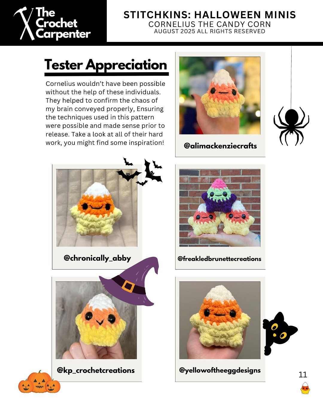 Cornelius the Candy Corn: Spooky Halloween Crochet Fun