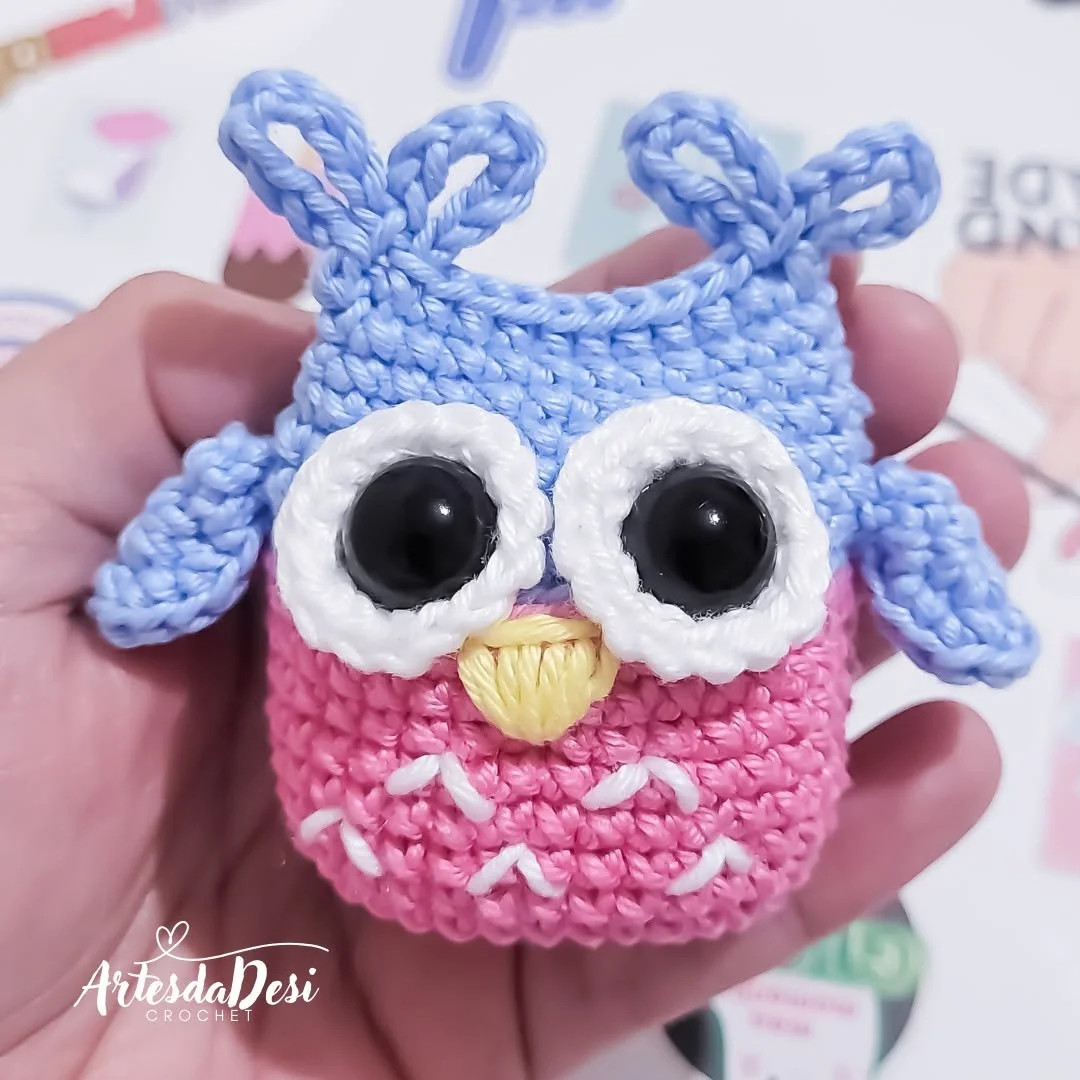 Corujinha de Crochê: Receita Gratuita Passo a Passo