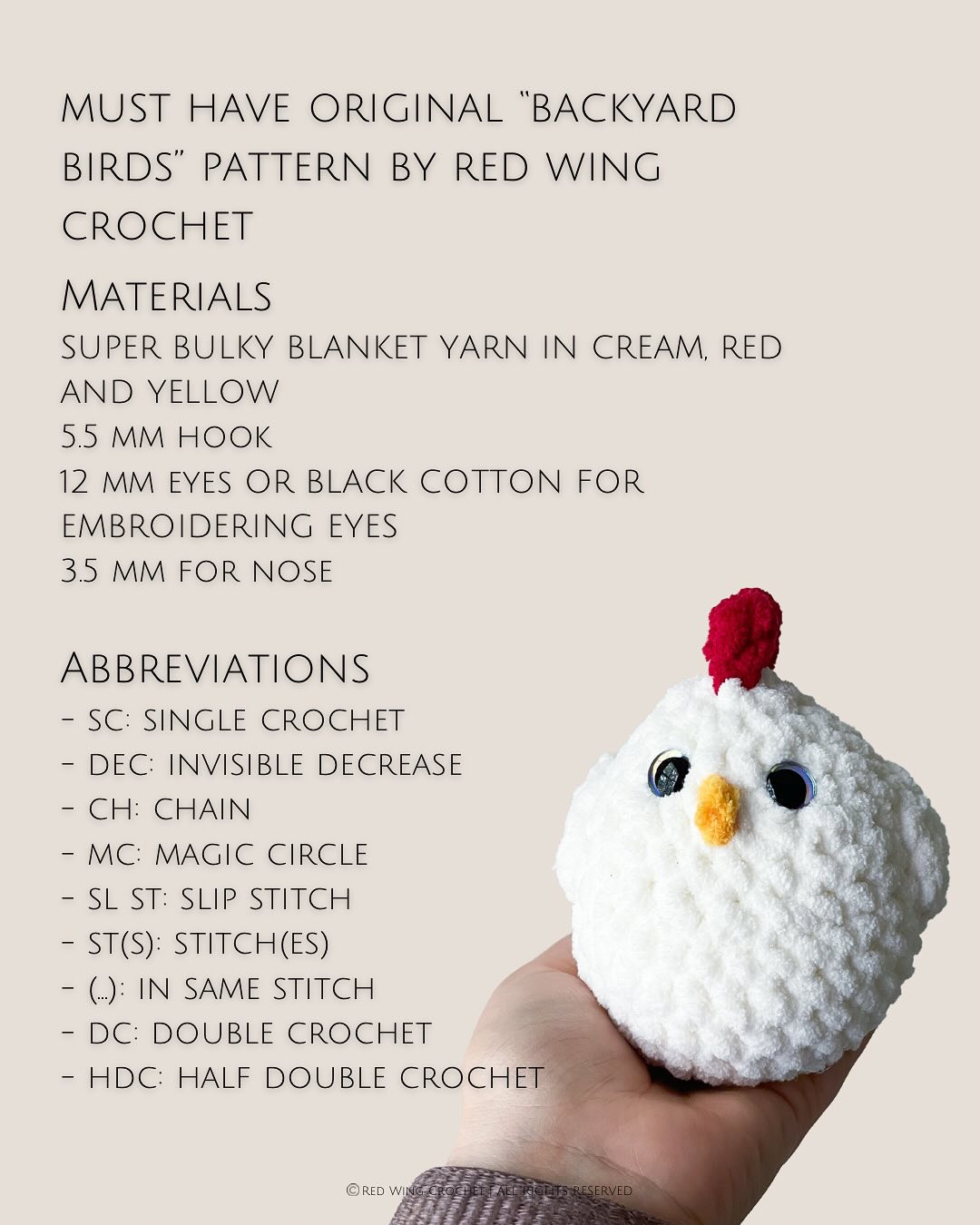 Cozy Crochet Chicken Delight