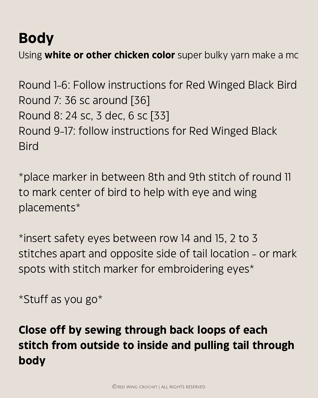 Cozy Crochet Chicken Delight