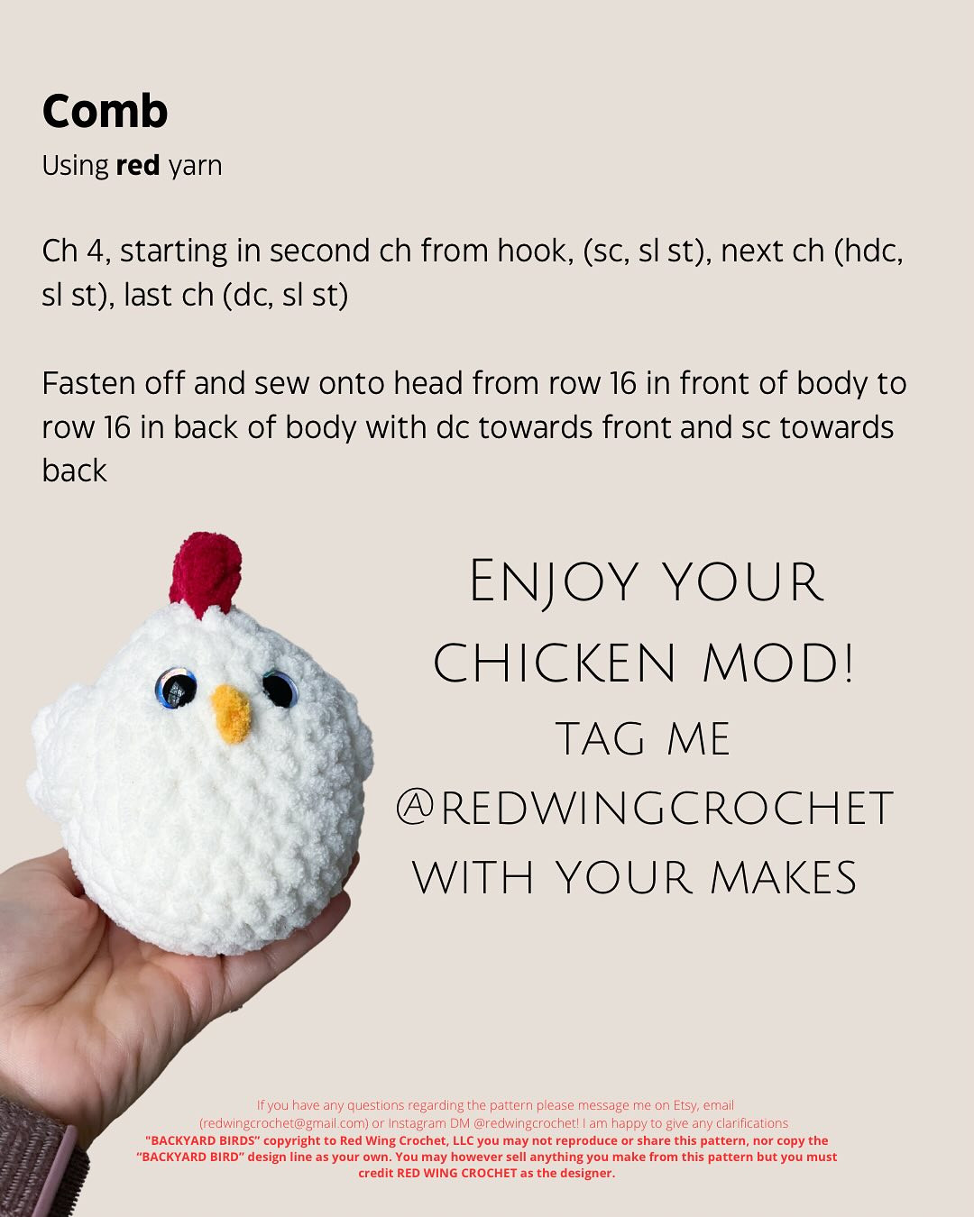 Cozy Crochet Chicken Delight
