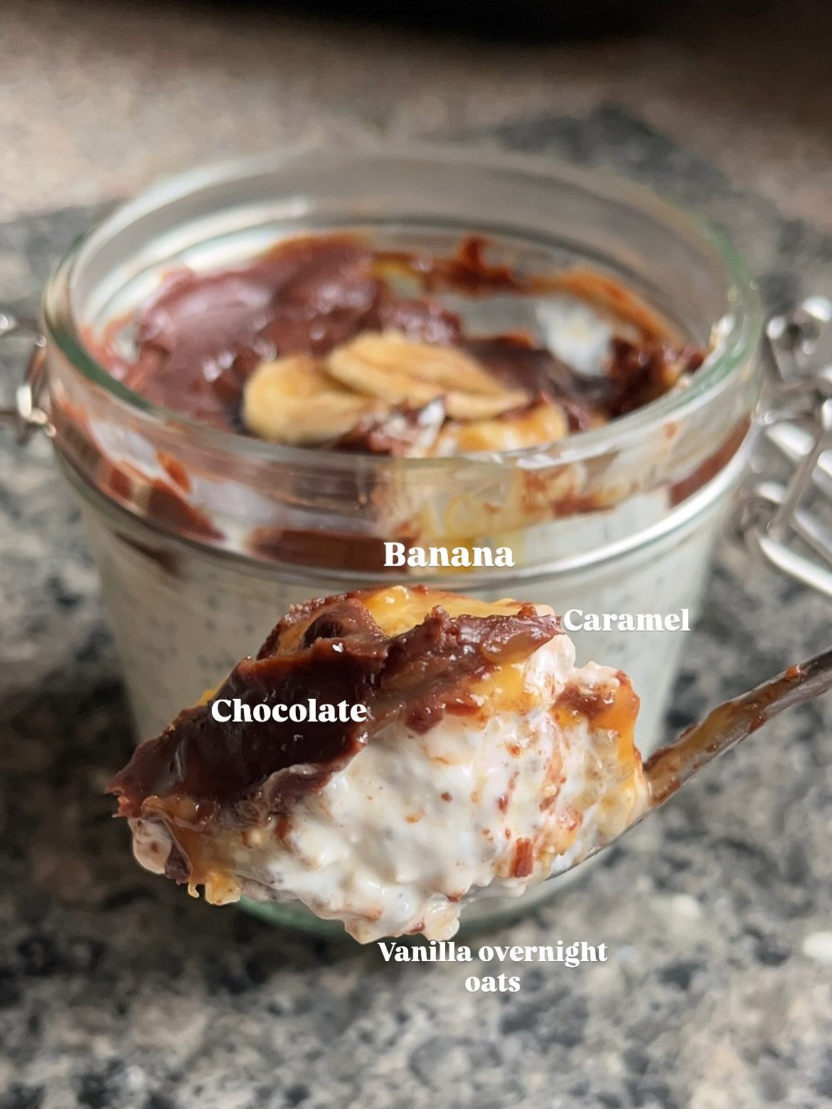Creamy Banoffee Dream Overnight Oats Delight