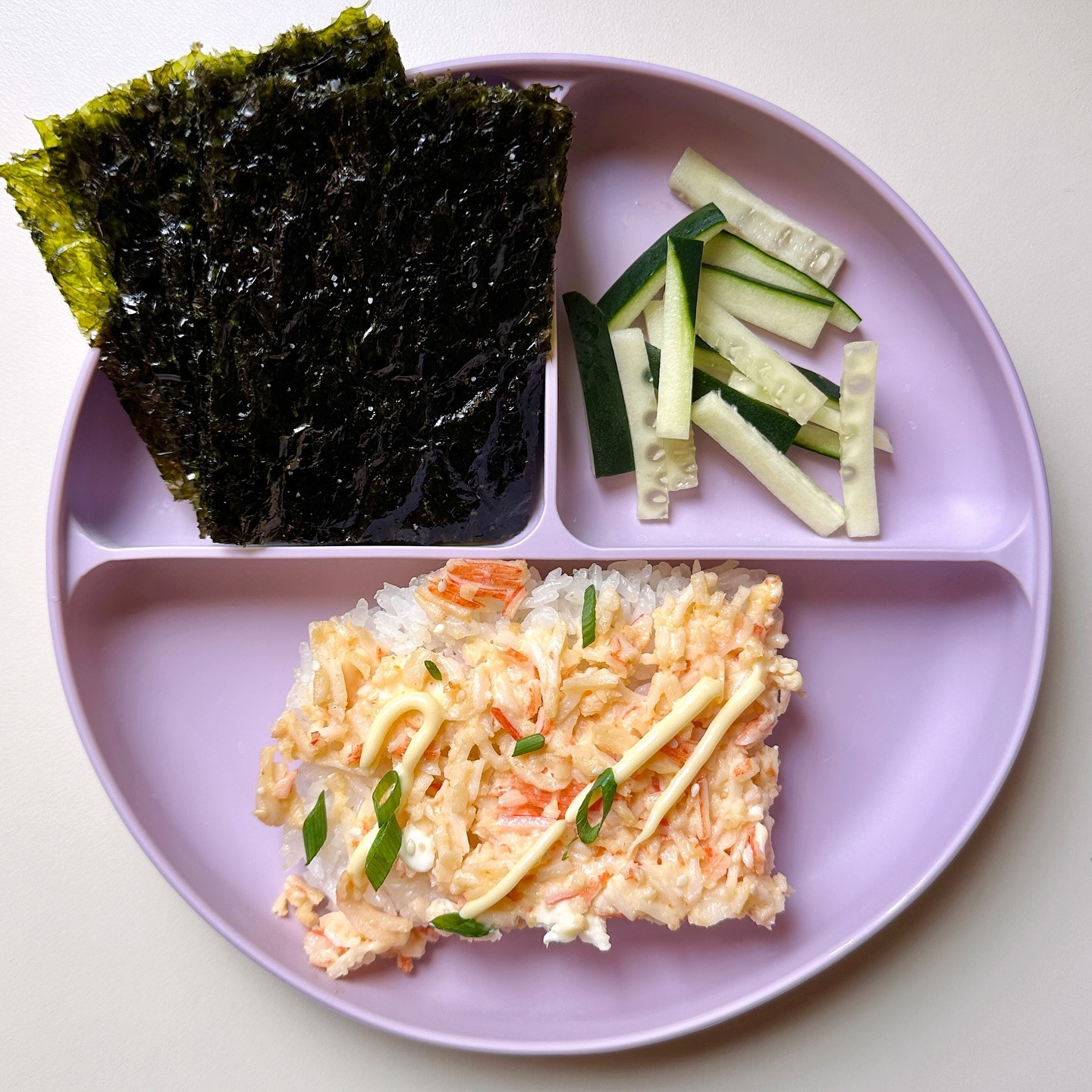 Creamy Crab Sushi Bake Delight with Nori