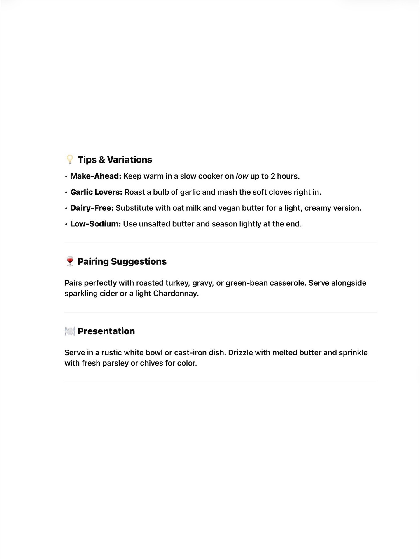 Creamy Dreamy Mashed Potatoes Delight