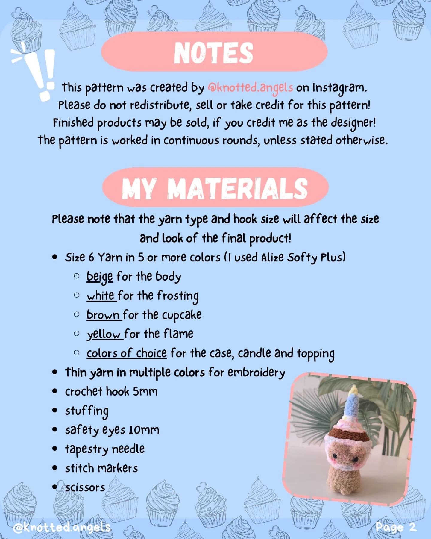 Create a Cute Cat-Cake Crochet for Birthdays - Free, No Sew!