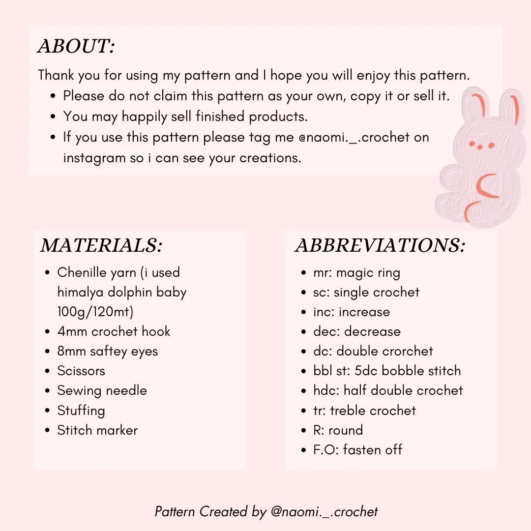 Create a Cute No-Sew Marshmallow Bunny with This Free Pattern