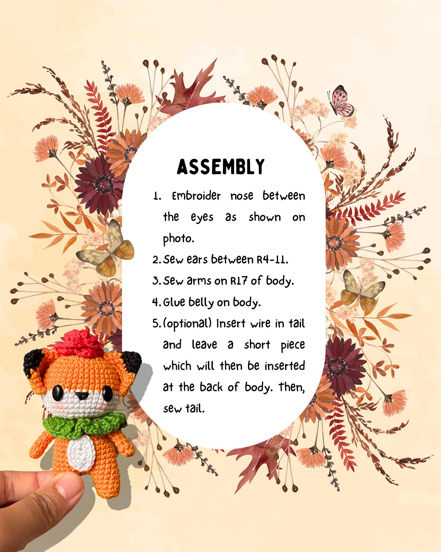 Create Adorable Amigurumi Fox with This Free Crochet Pattern