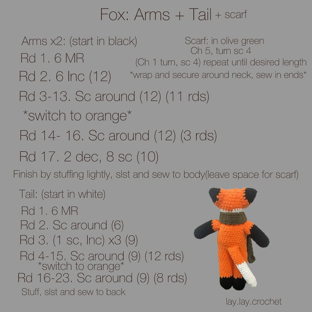Create Adorable Fox and Raccoon Crochet Plushies with This Free Pattern