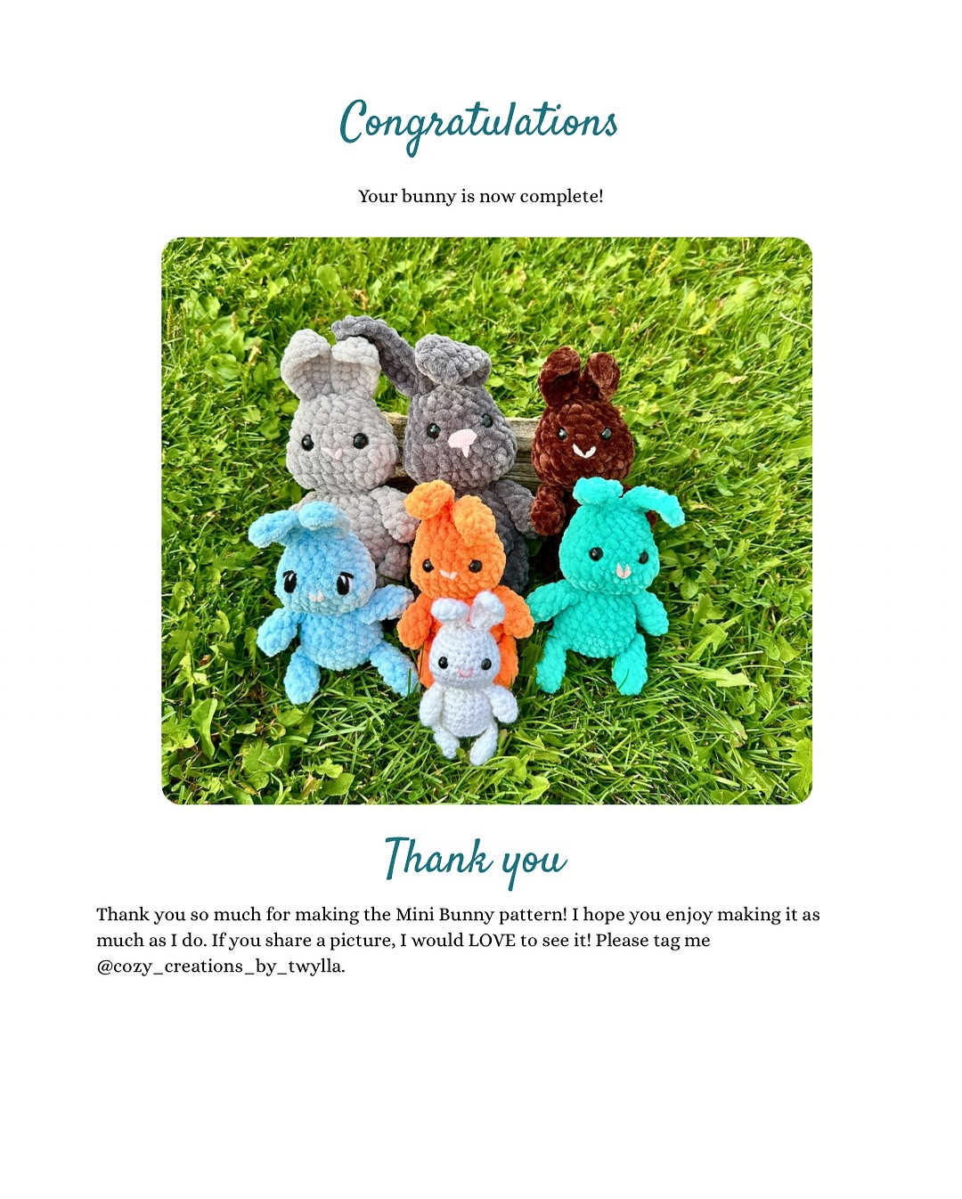 Create Adorable Mini Bunnies with This Easy Crochet Pattern