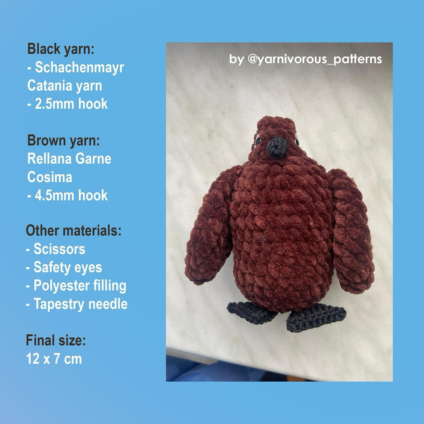 Create Pesto the Penguin with This Free Crochet Pattern