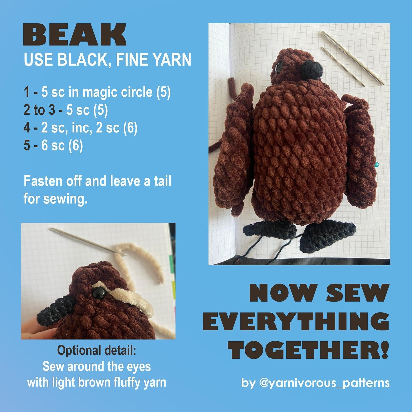 Create Pesto the Penguin with This Free Crochet Pattern