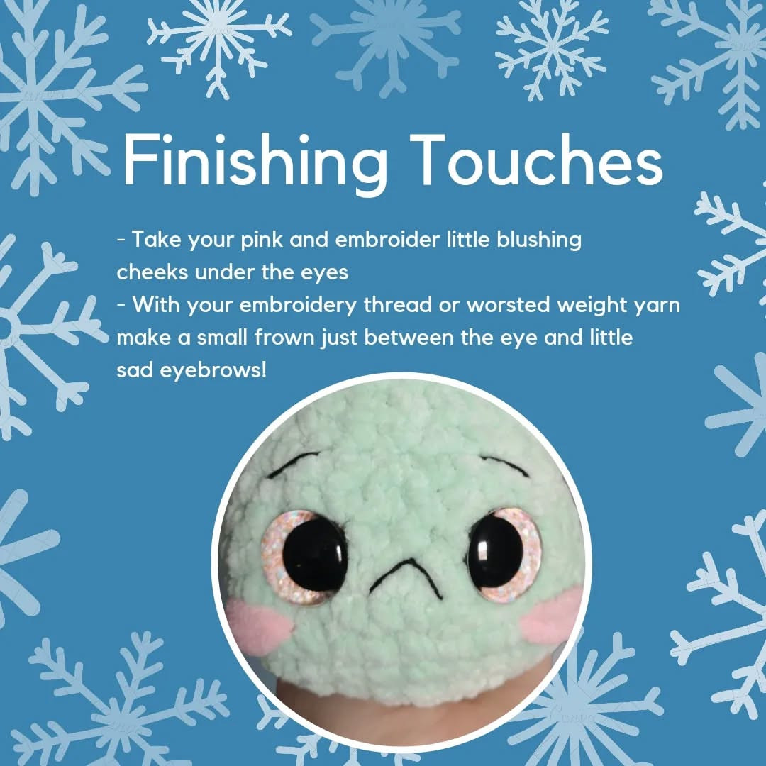 Create Steve the Melted Snowflake Crochet Pattern