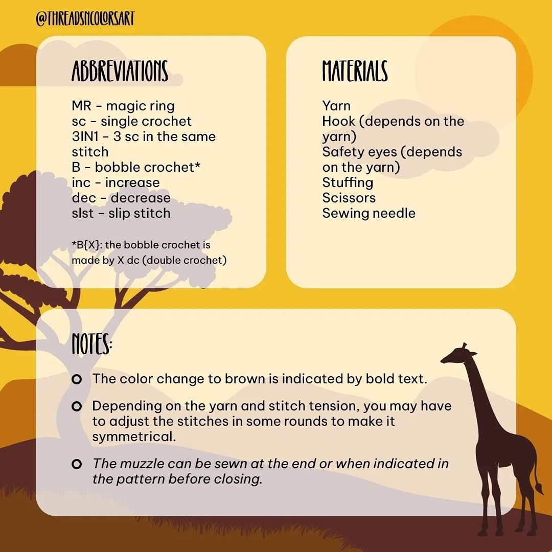 Create Your Own Adorable Giraffe Keychain with This Free Pattern