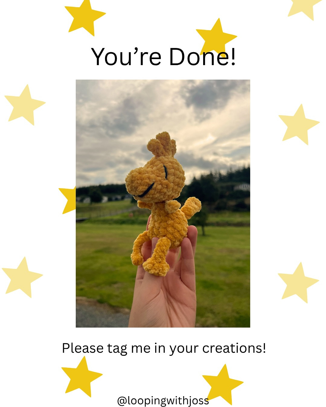 Create Your Own Adorable Woodstock with Easy Crochet Pattern!