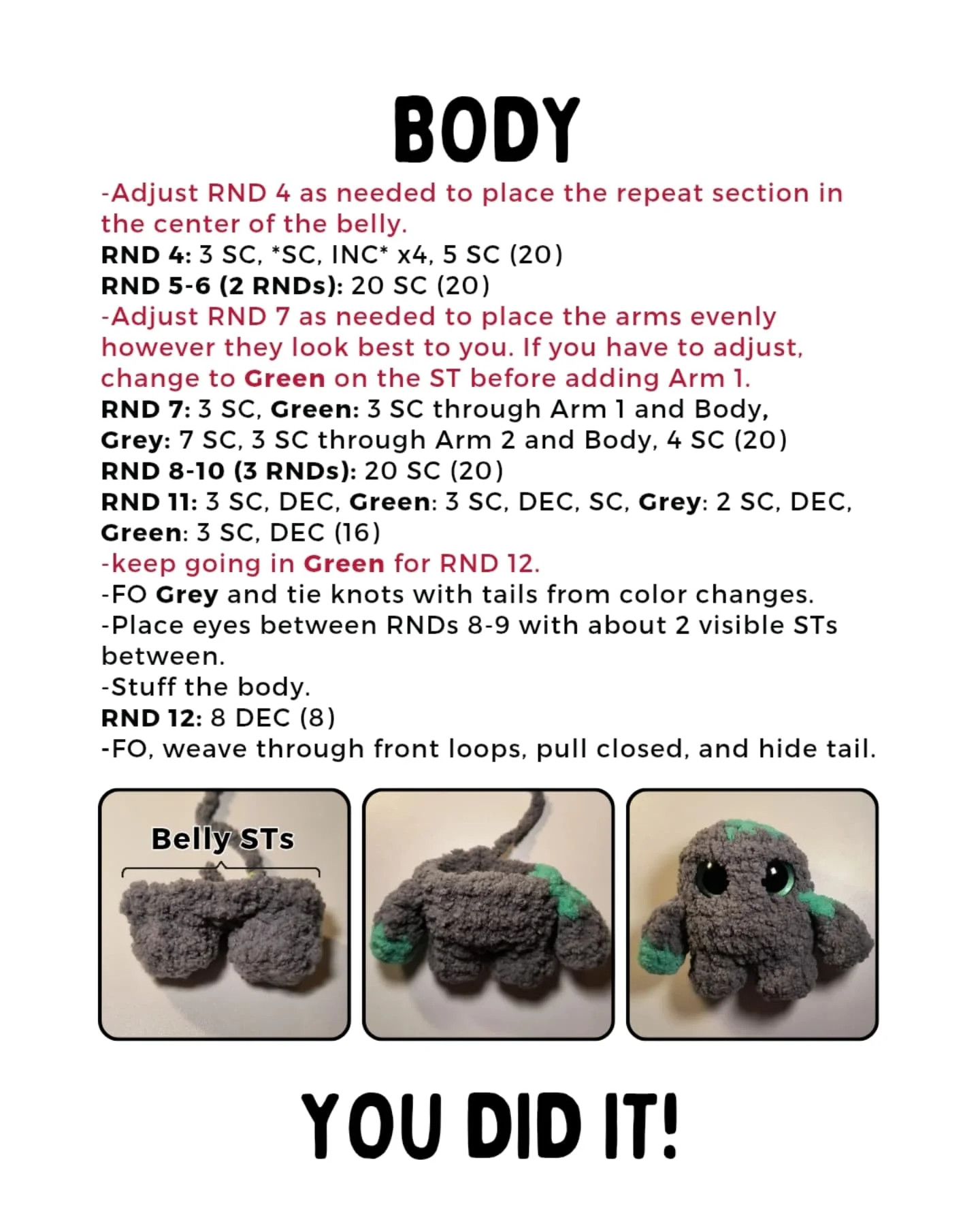 Create Your Own Baby Rock Golem with Free Crochet Pattern