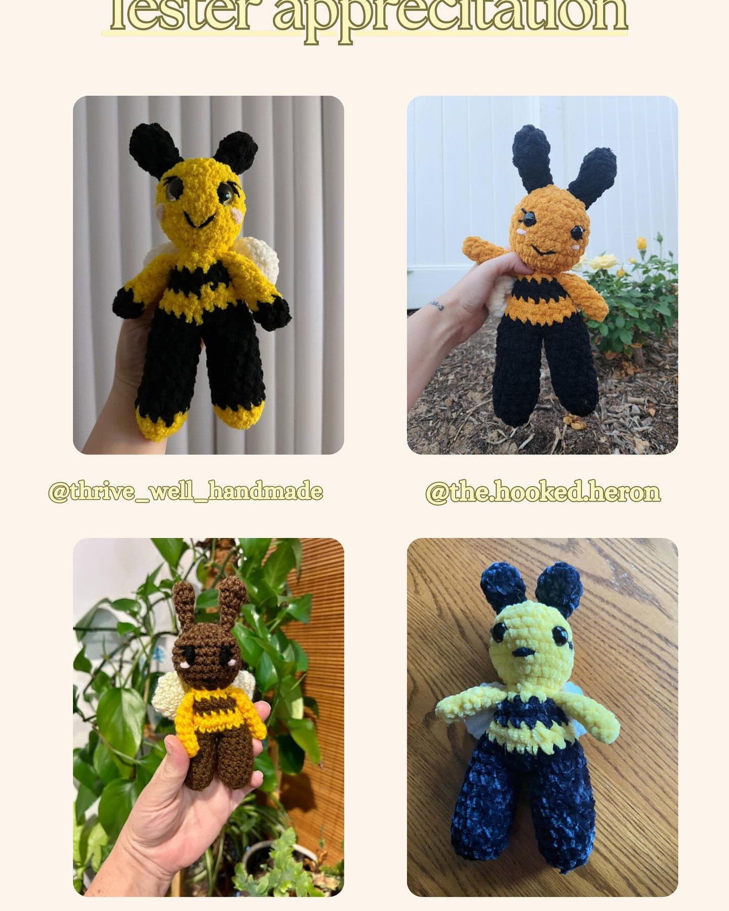Create Your Own Beatrice the Bee with This Free Crochet Pattern